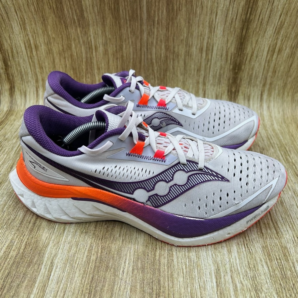 Saucony Endorphin Speed 4 Women's 9.5 White Purple Orange Running S10940-129